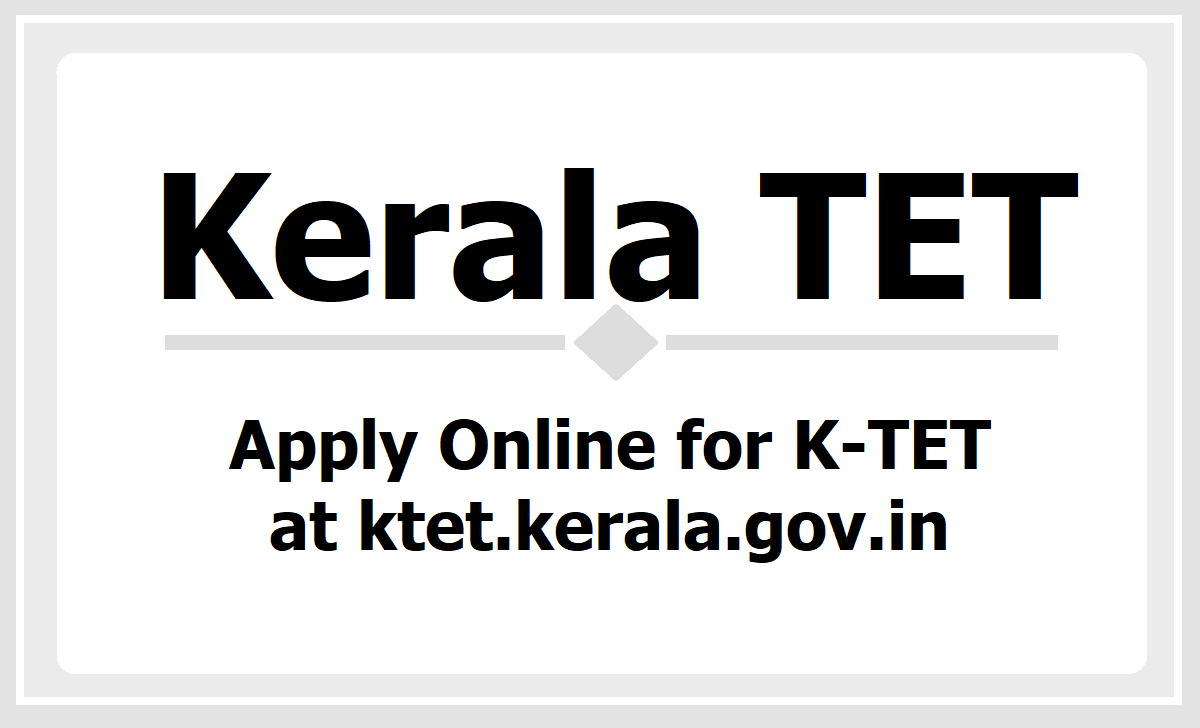 Kerala KTET Notification