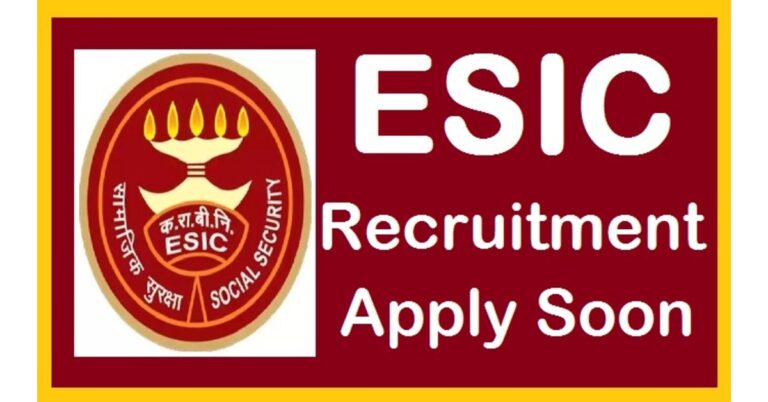 ESIC Recruitment 2022